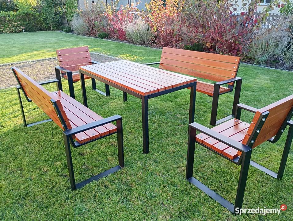 Nowoczesne meble ogrodowe Komplety wypoczynkowe wielkopolskie