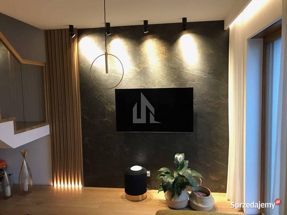 Czarno złoty fornir dekoracyjny na ścianę Opole