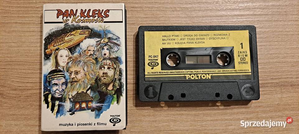 Pan Kleks W Kosmosie 1988 KASETA Polton małopolskie