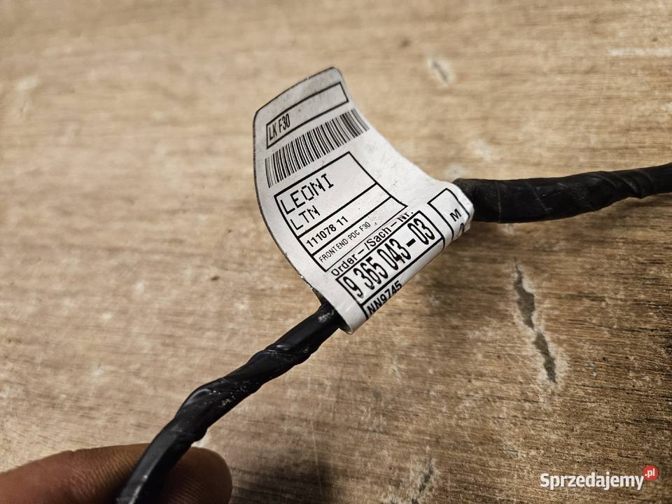 BMW 3 F30 WIĄZKA INSTALACJA PDC PRZÓD 9365043 Międzychód