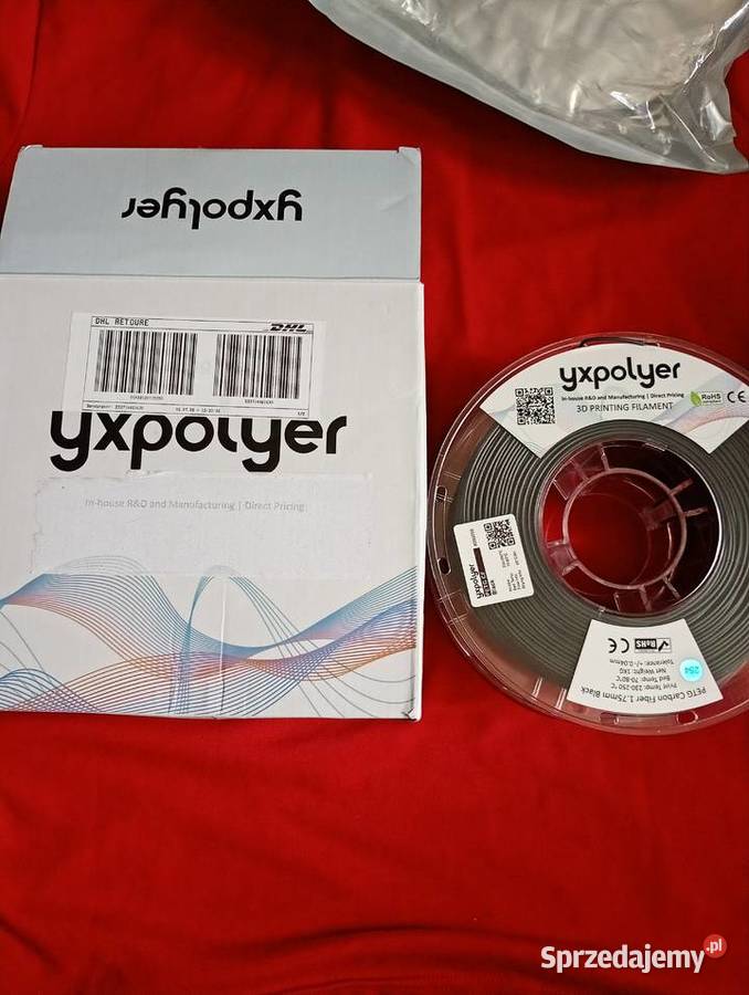 Filament 3D petgcf Włókno Węglowe Yxpolyer 175mm Warszawa