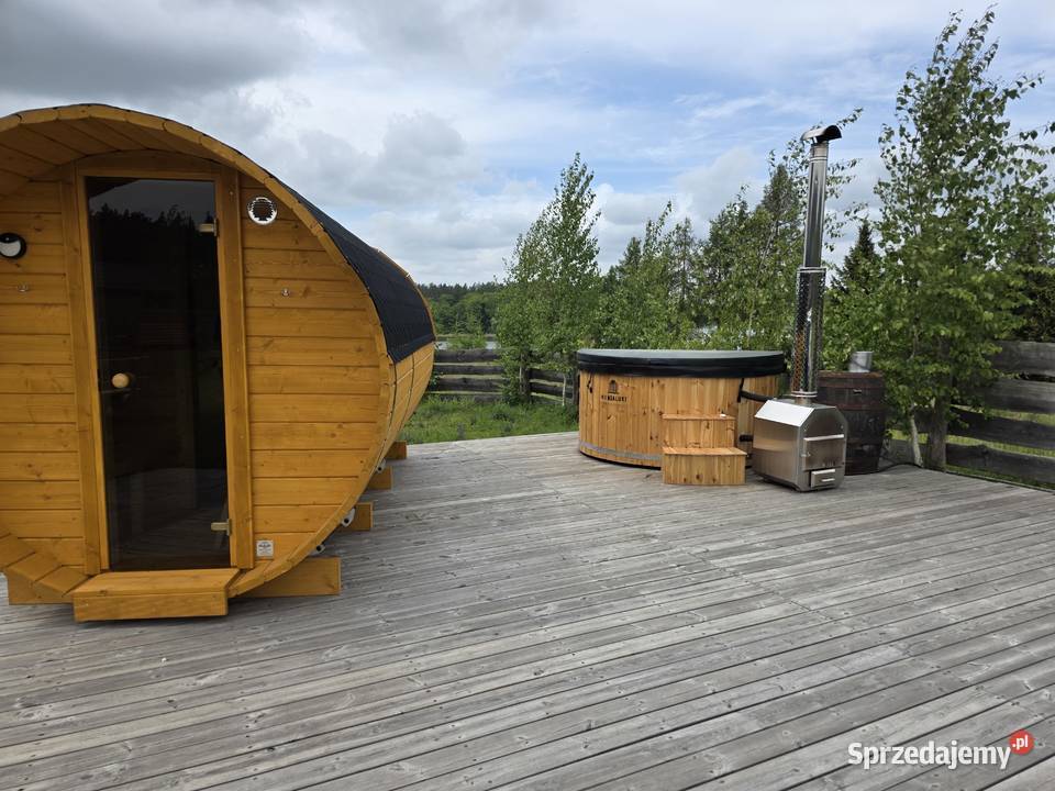 Kompleks SPA sauna balia ogrodowa na drewno Sauny Starogard Gdański