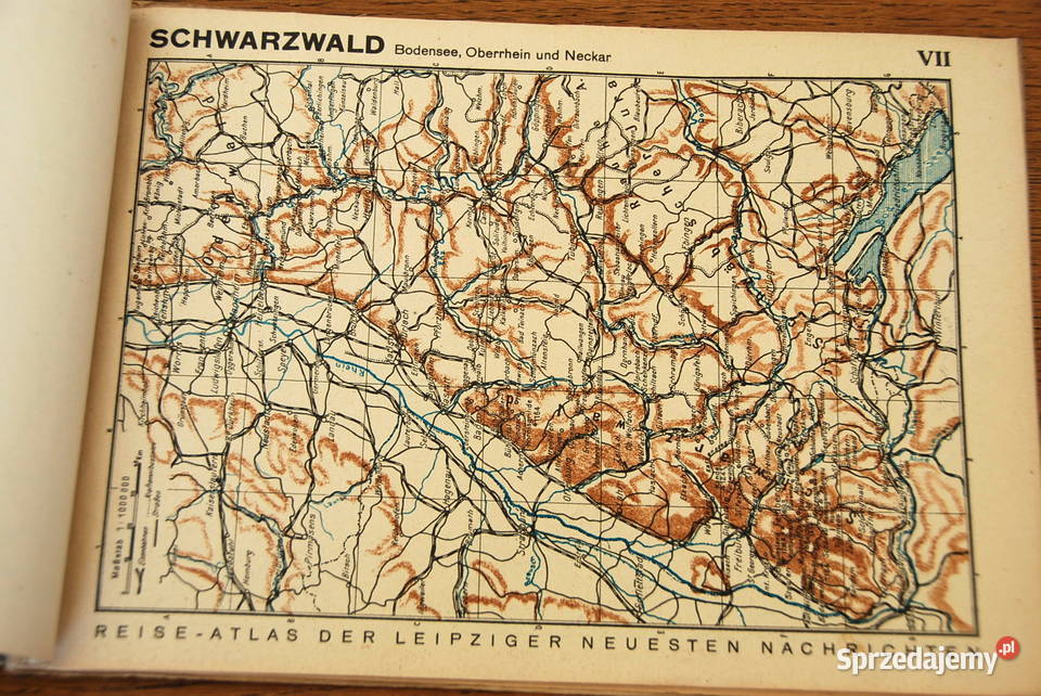 ReiseAtlas 1933 stary atlas podróżniczy mazowieckie sprzedam