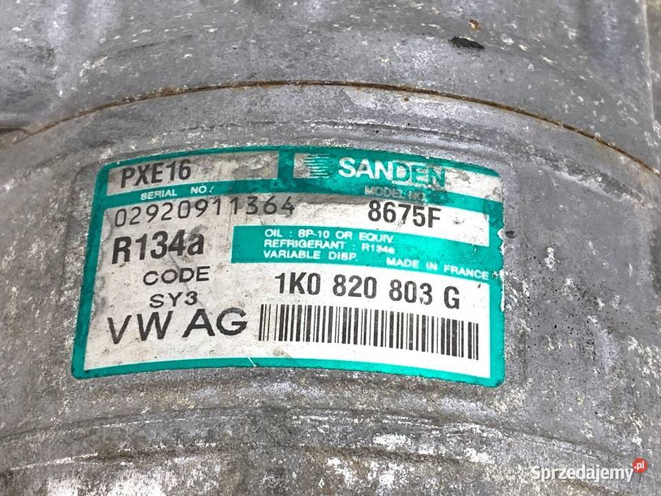SPRĘŻARKA KLIMATYZACJI VW GOLF V 20 140 0310 osobowe Kompresory klimatyzacji podkarpackie
