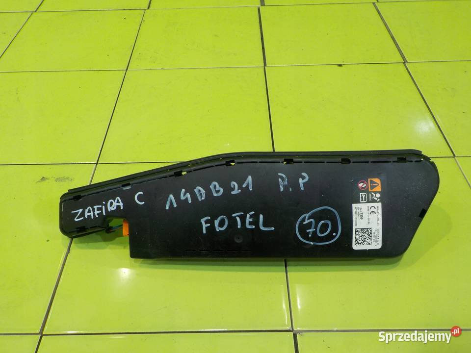 ZAFIRA C 14r 5D AIRBAG poduszka fotela prawa osobowe Suków