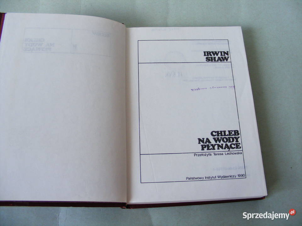 Zakłócenia w eterze Lucy Crown Chleb na wody literatura piękna - proza zagraniczna Proza i poezja Oborniki Śląskie