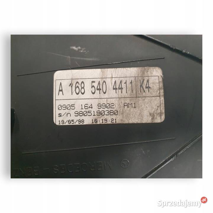 LICZNIK ZEGARY A1685404411 Mercedes W168 14 16 osobowe Chełm