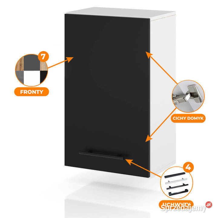 szafka kuchenna górna modułowa nowoczesna 40cm warmińsko-mazurskie
