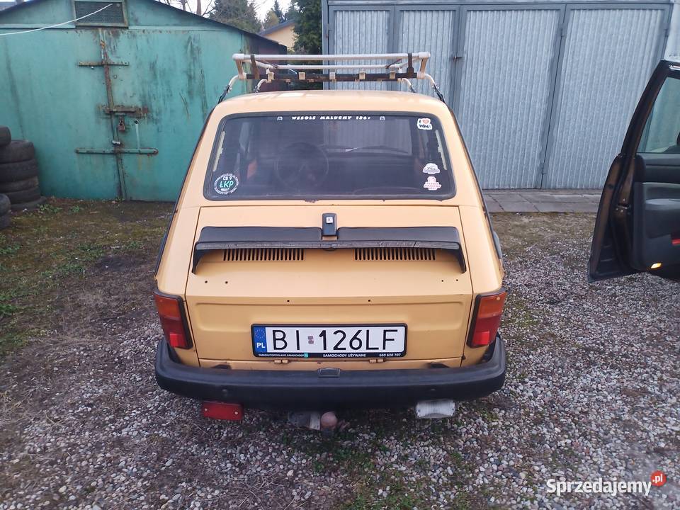 Fiat 126p z1989r przejściówka FL 650cm3 Białystok sprzedam