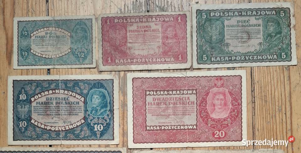 Zestaw Banknotów Stara Polska Marki Polskie