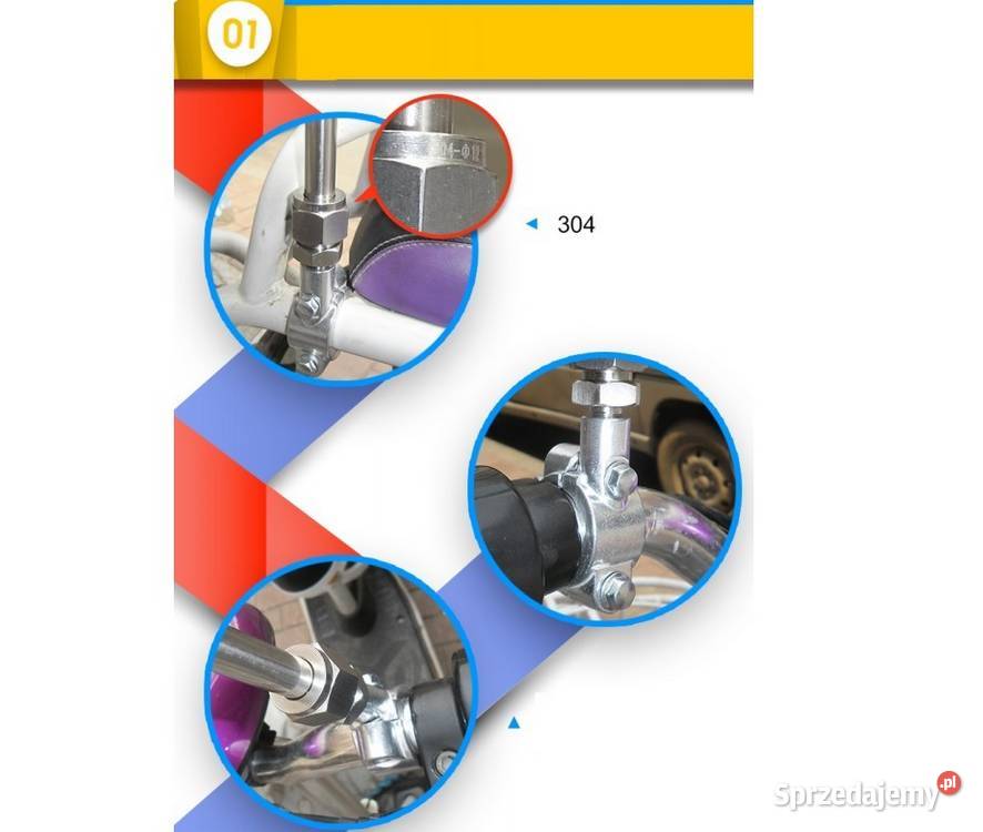Maszt teleskopowy na motocykl Harley chopper Sosnowiec sprzedam