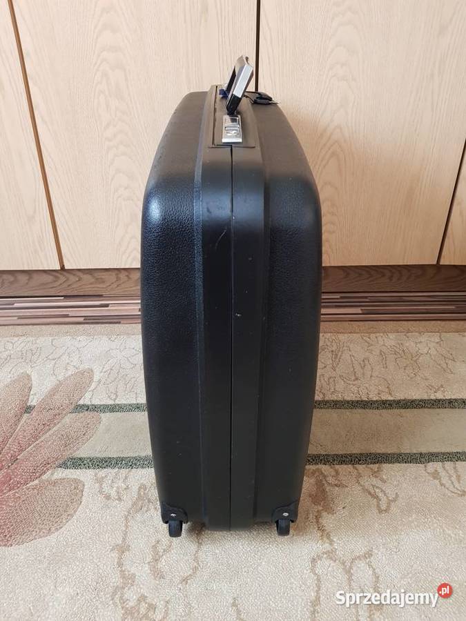 Walizka na kółkach 55 l czarna Warszawa