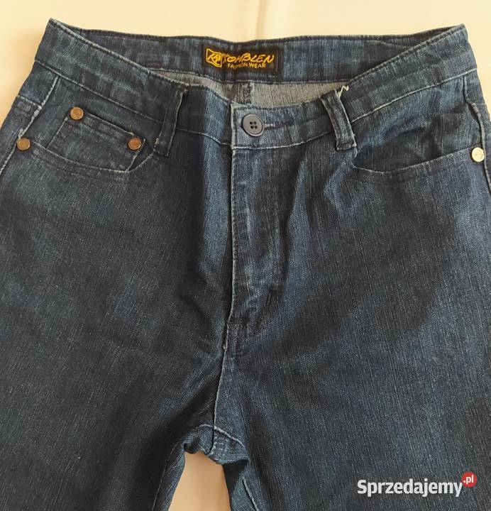 Spodnie damskie KOMBLEN niebieskie Hajnówka