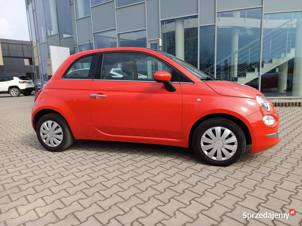 Fiat 500 Lounge 12 69 serwisowany panorama VAT23 światła do jazdy dziennej Nowy Sącz