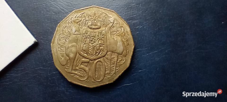 Stare monety 50 cent 1975 Australia Lesko