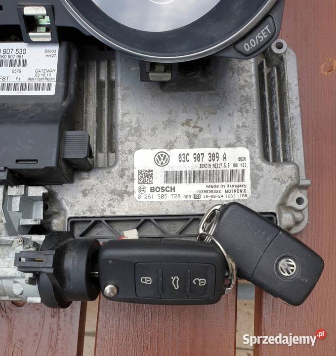 Komputer licznik immo stacyjka Golf 6 125000km Lubin sprzedam