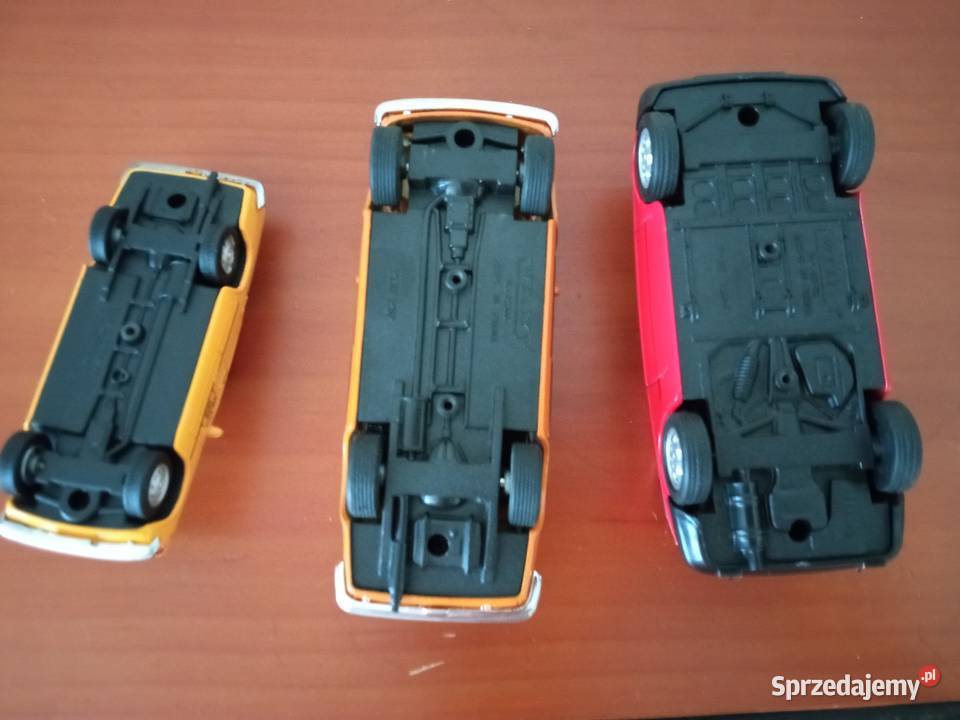 Fiat 126p 125p modele samochodów 3 sztuki śląskie Sosnowiec
