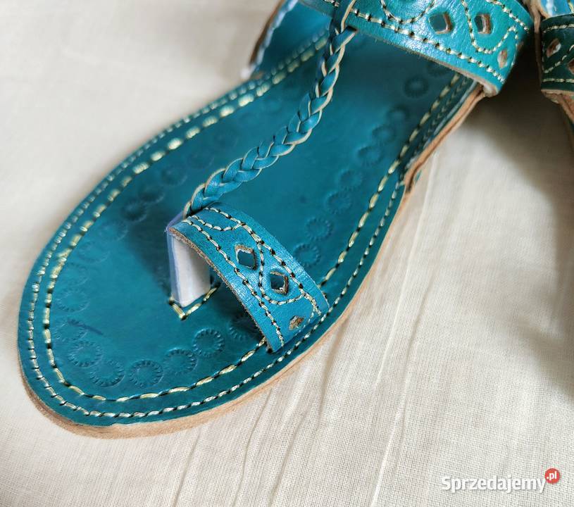 KOHTL Skórzane japonki kohalpuri 38 orientalne Szczecin