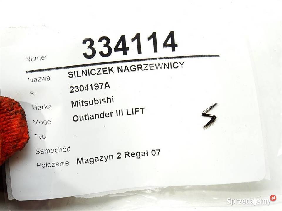 SILNICZEK NAGRZEWNICY MITSUBISHI 2304197A
