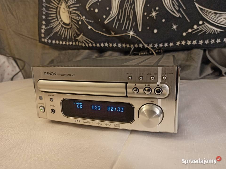 Miniwieża z CD DENON RCDM33 amplituner