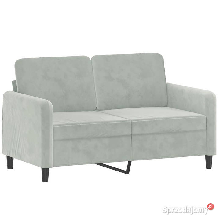 Sofa 2osobowa jasnoszara 120 tapicerowana Warszawa sprzedam
