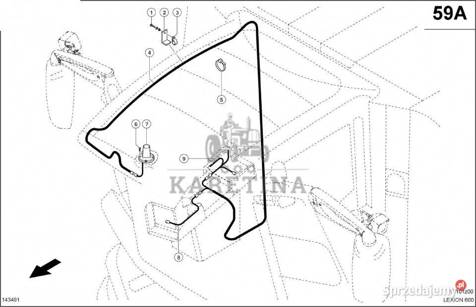 Claas Lexion 600 ODBIORNIK GPS 0000192130 Pozostałe Jastrzębniki