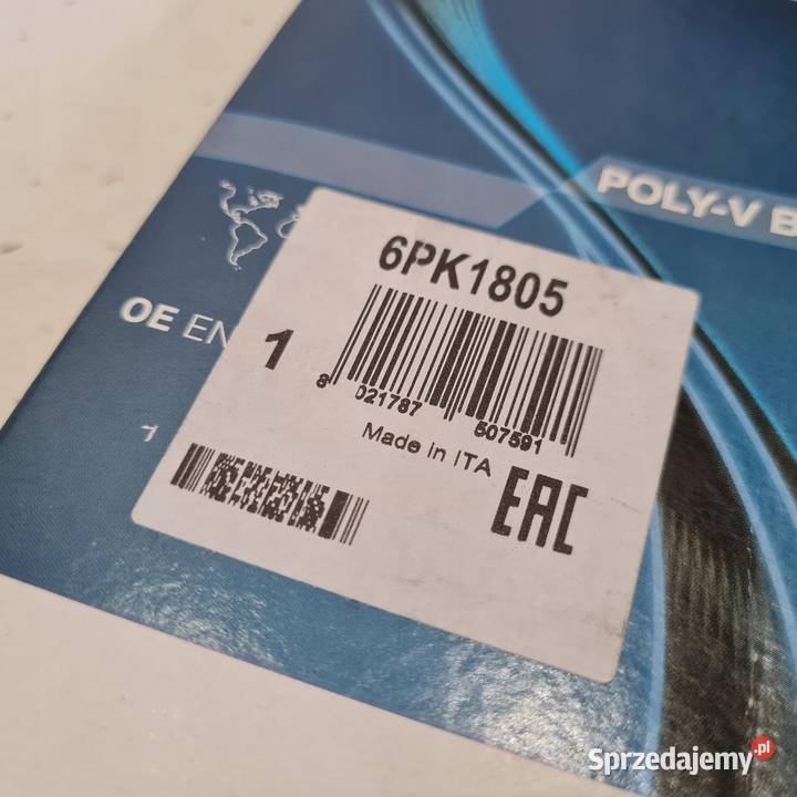 SAAB 93 20 23 PASEK KLINOWY DAYCO 6PK1805 Silniki i osprzęt Osięciny