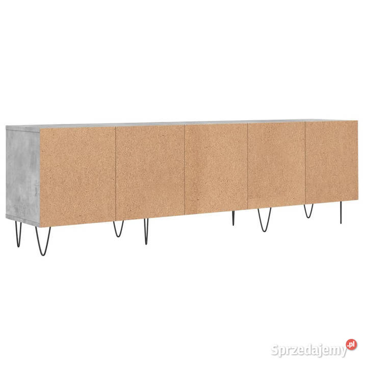 Szafka pod TV szarość betonu 150x30x445 WM831280