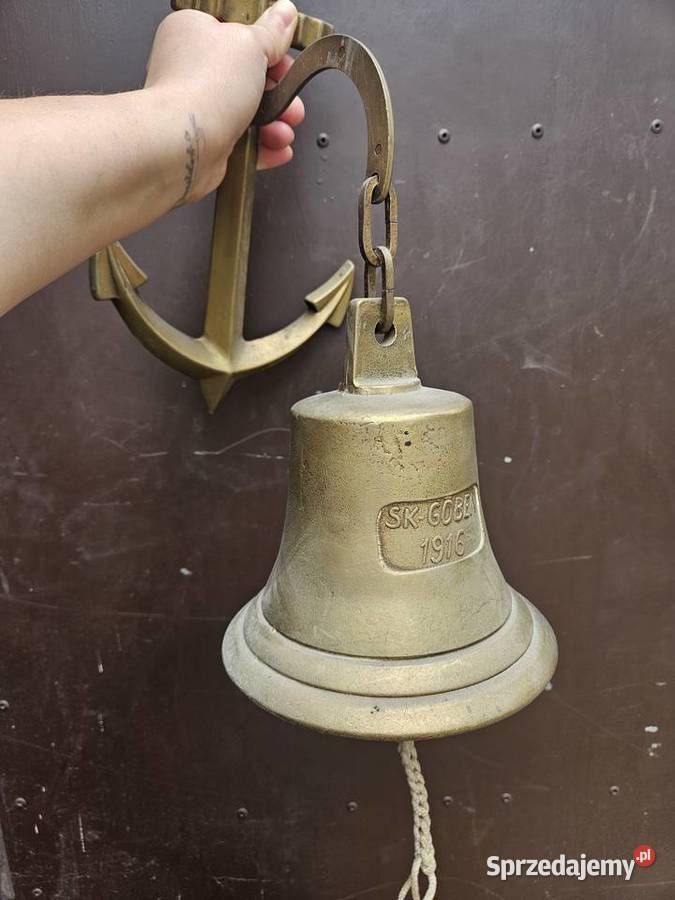 Dzwon wiszący duży wiszący SK Goben 1916 Pozostałe Poznań