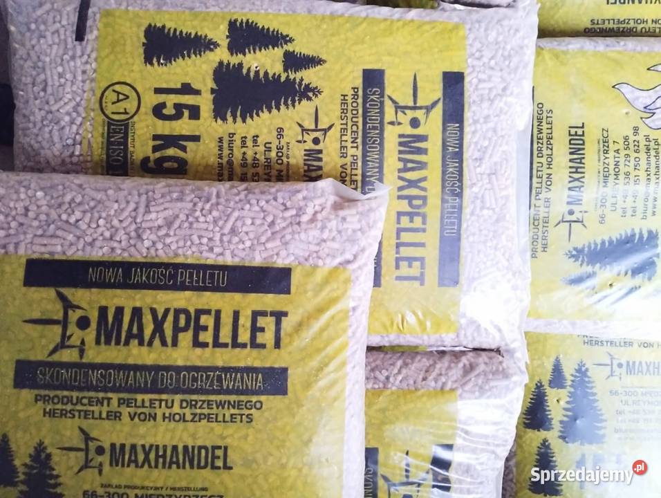 Maxpellet Pellet drzewny 6mm sosnowy