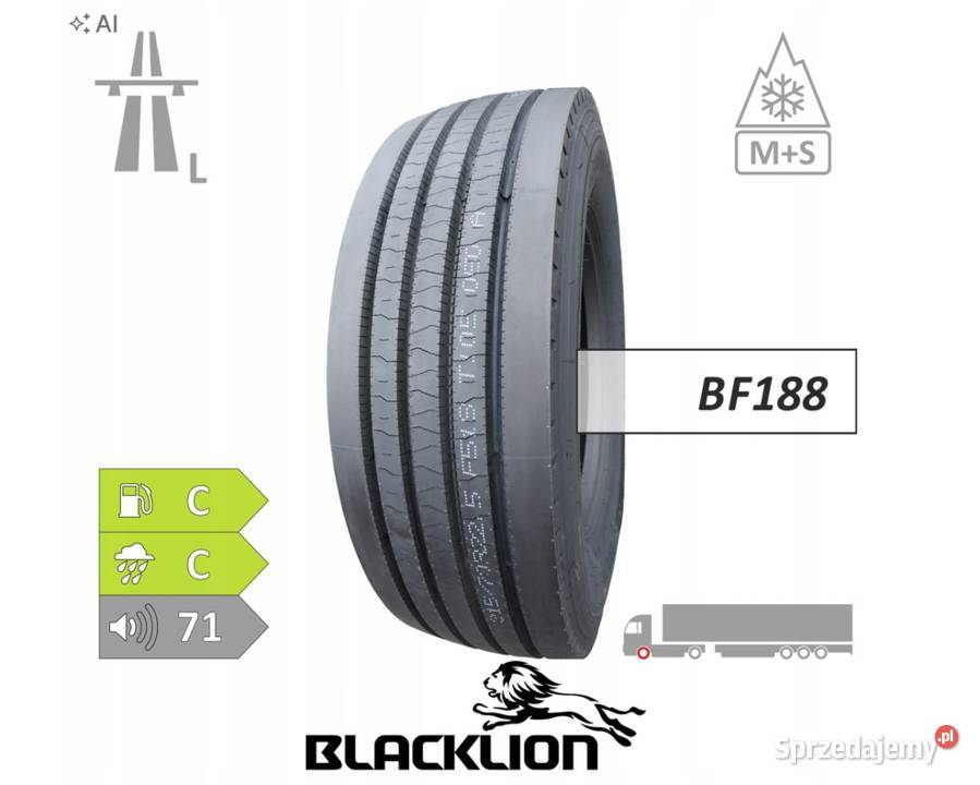 Opona 31580R225 156L BF188 BlackLion Oś Przód