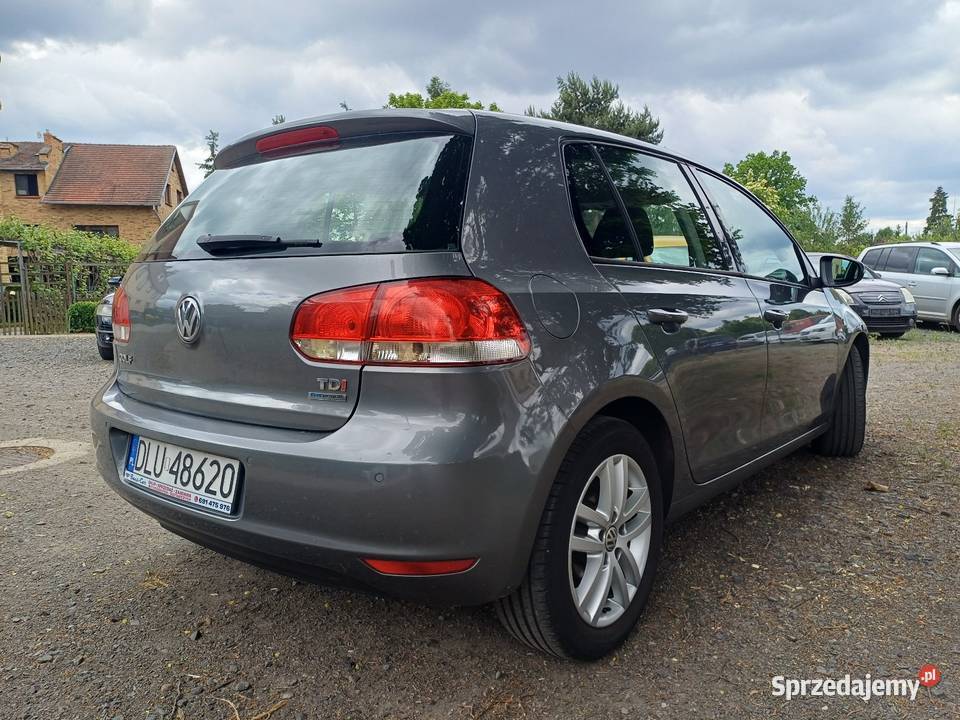 VW Golf VI Hatchback 16 TDI 105 2012r 5drzwi tempomat Golf Lubin sprzedam