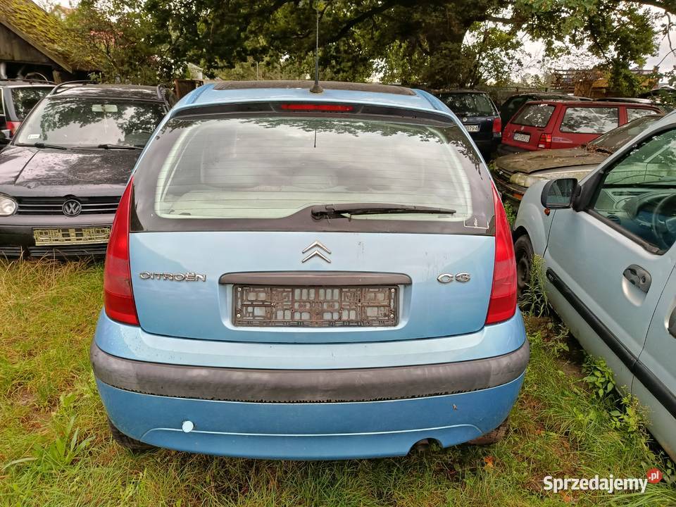 Citroen C3 14 54 kW 2003 r dawca części Szklarka Myślniewska