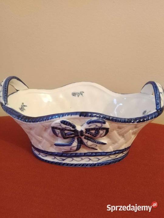 Koszyczek Ceramiczny Kokarda Retro dolnośląskie Wałbrzych