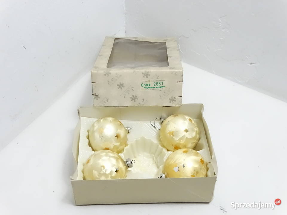 Stare Bombki Choinkowe Vintage West Germany PRL Biłgoraj