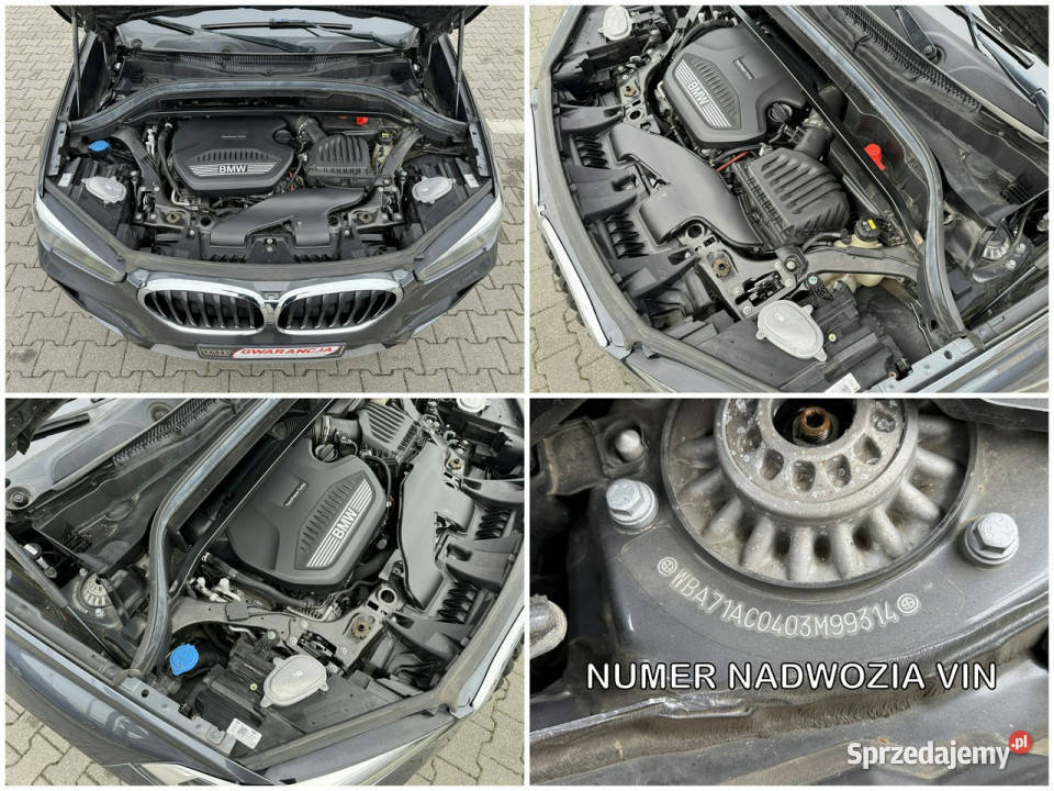 BMW X1 FILMAutomatLEDPotwierdzony PrzebiegRoczna elektrochrom. lusterka boczne Suchy Las