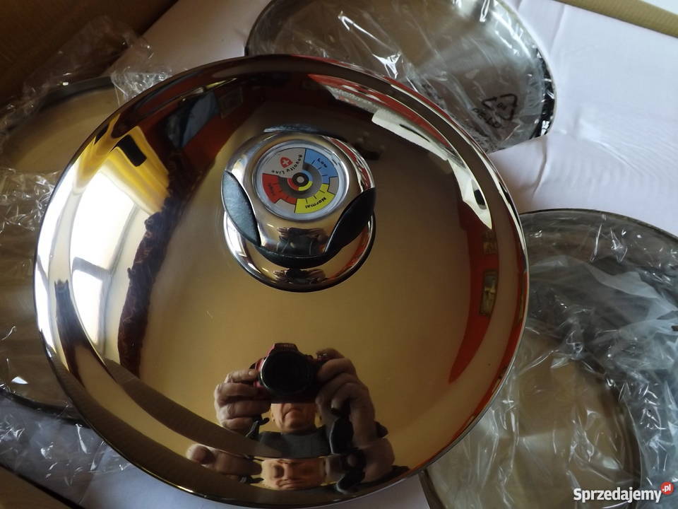 Garnki 7 warstwowe dno 16 elementów Żagań