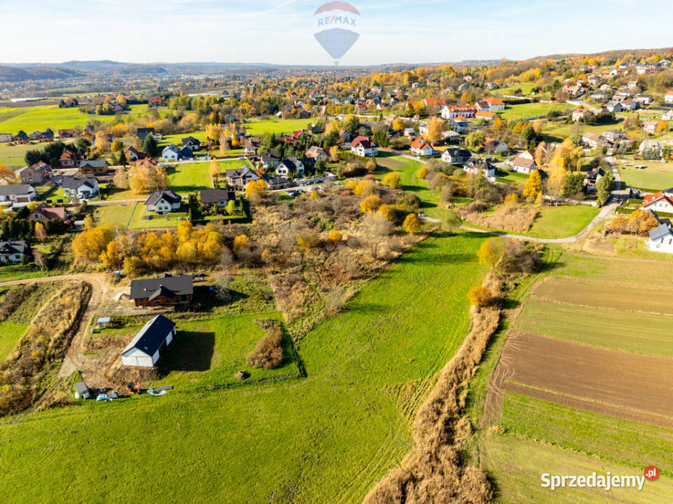 Budowlana działka w Siedlcu Krzeszowice 1753m2 małopolskie Siedlec