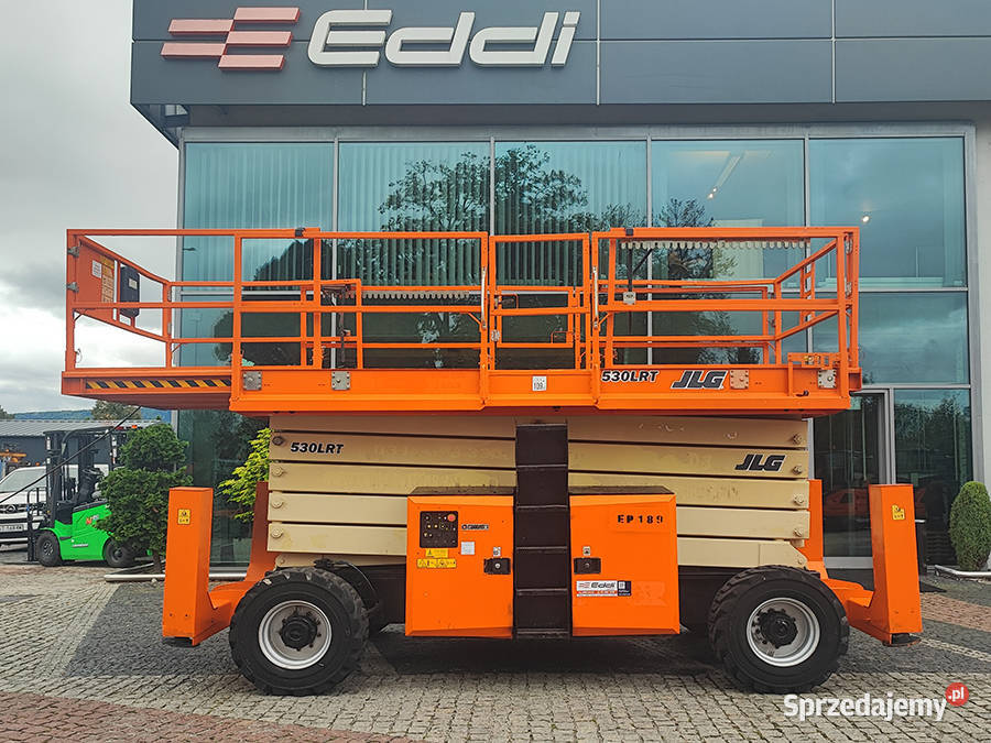 Podnośnik nożycowy zwyżka terenowa 1815 m JLG Kęty