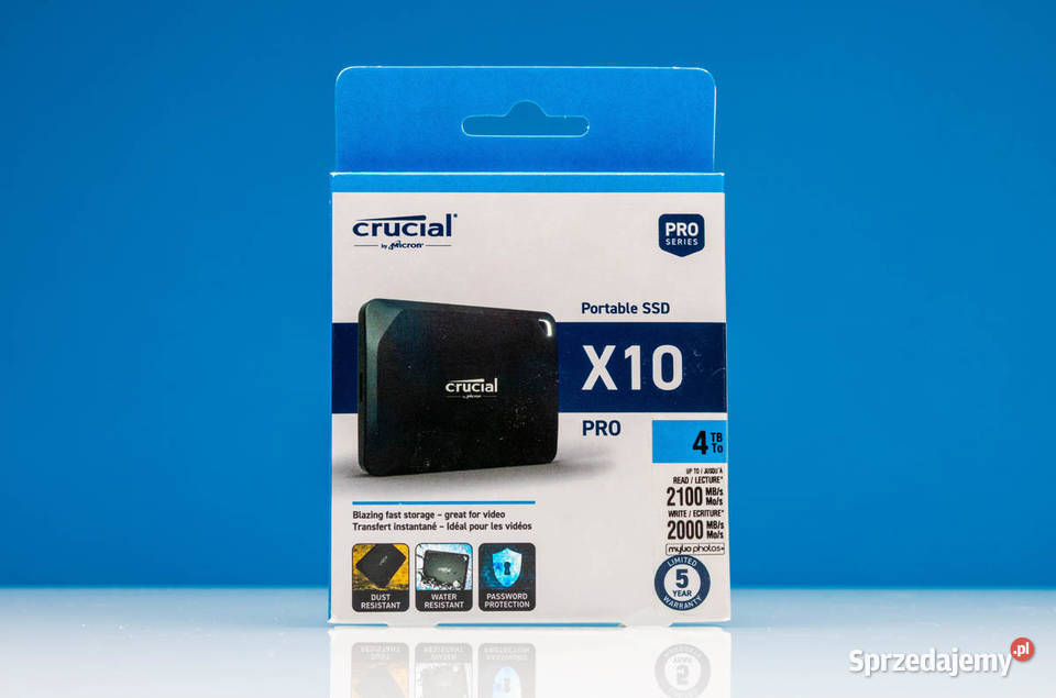 Dysk Mobilny Crucial X10 Pro SSD 4TB 2000 MBs
