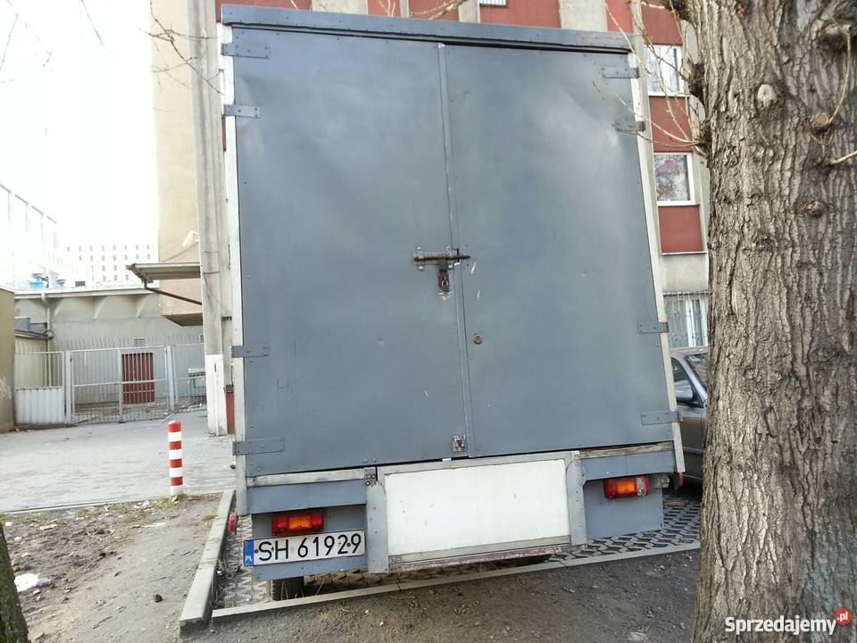 Mercedes T1 307D 23D kaczka kontener 4m baza na Katowice sprzedam