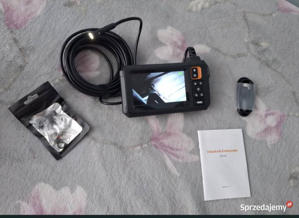 Kamera inspekcyjna z dwoma kamerami HD kabel 5m Poznań sprzedam