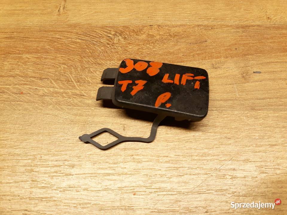 PEUGEOT 308 I LIFT 11 ZAŚLEPKA HAKA ZDERZAKA Motoryzacja Międzychód sprzedam