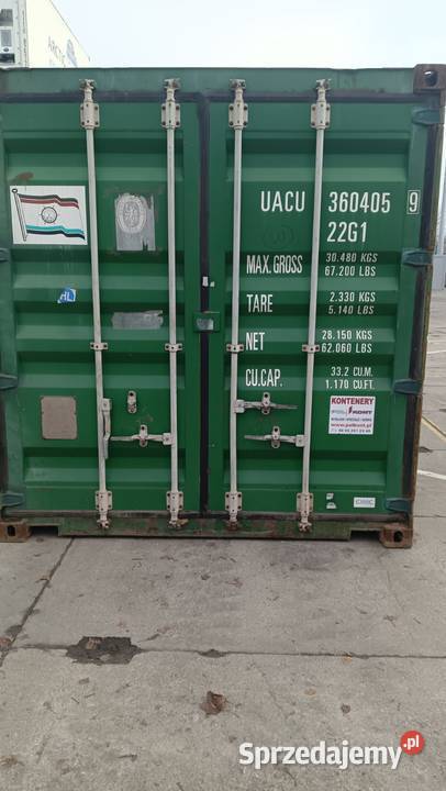 Kontener magazynowy morski 20 DV 6 metrowy Pewny Magazynowanie Radom