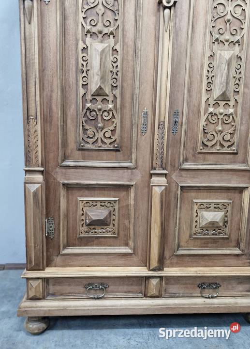 Piękna Orzechowa Szafa Eklektyczna AntykiMarki Marki