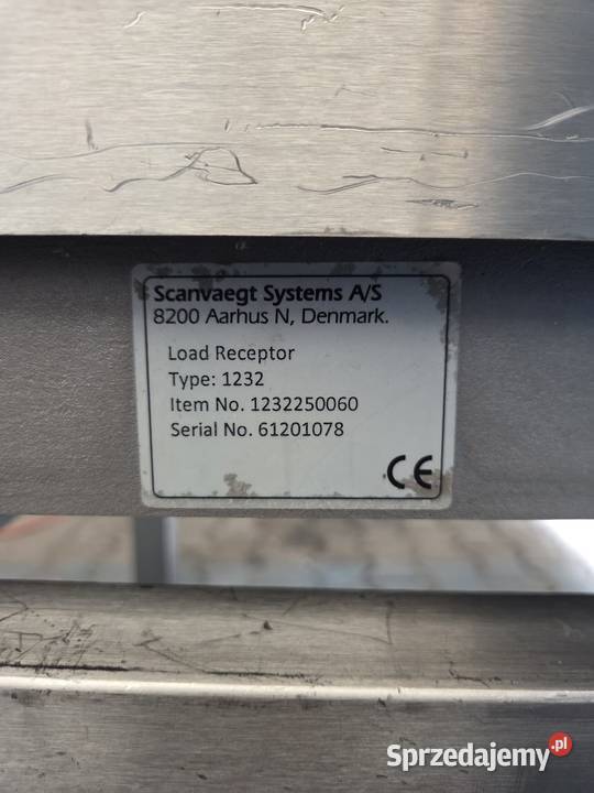 SCANVAEGT SV10 SV1231 Przemysłowa waga rolkowa