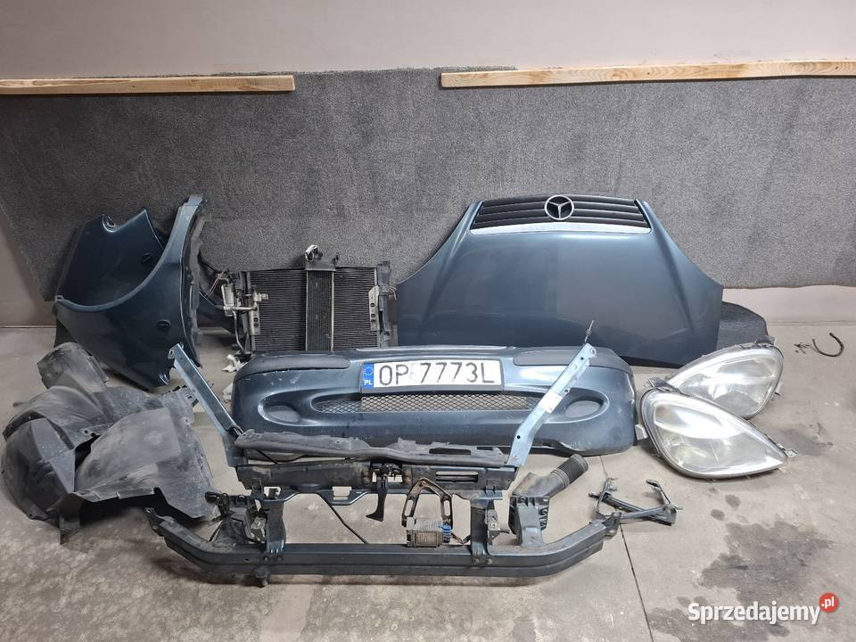 Mercedes A klasa 2005r przód Zawada