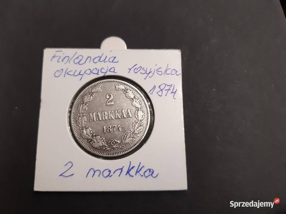 moneta srebrna Finlandii okres okupacji