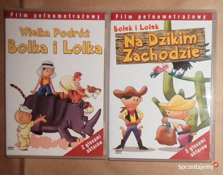 Bolek i Lolek 2 pełnometrażowe filmy DVD nowe