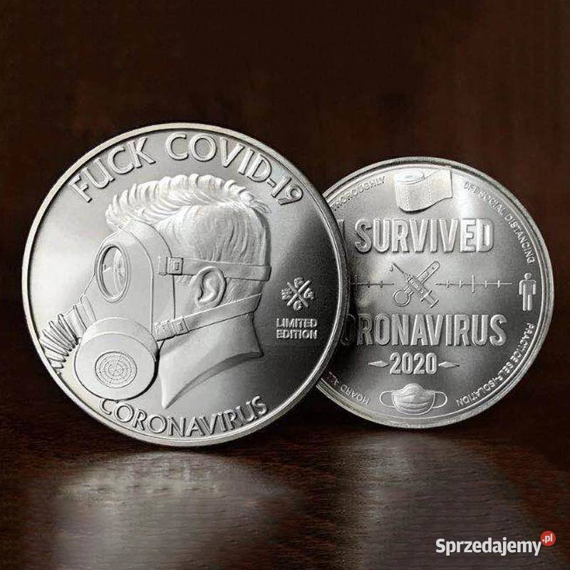 covid 19 moneta medal Pozostałe warmińsko-mazurskie Olsztyn